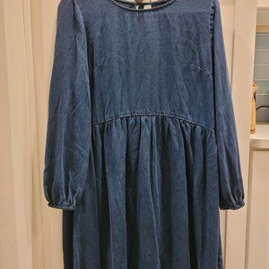 Baby Doll Denim Dress